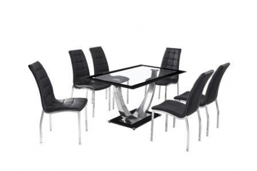 Valgomojo stalas Lela ir 4 kėdės